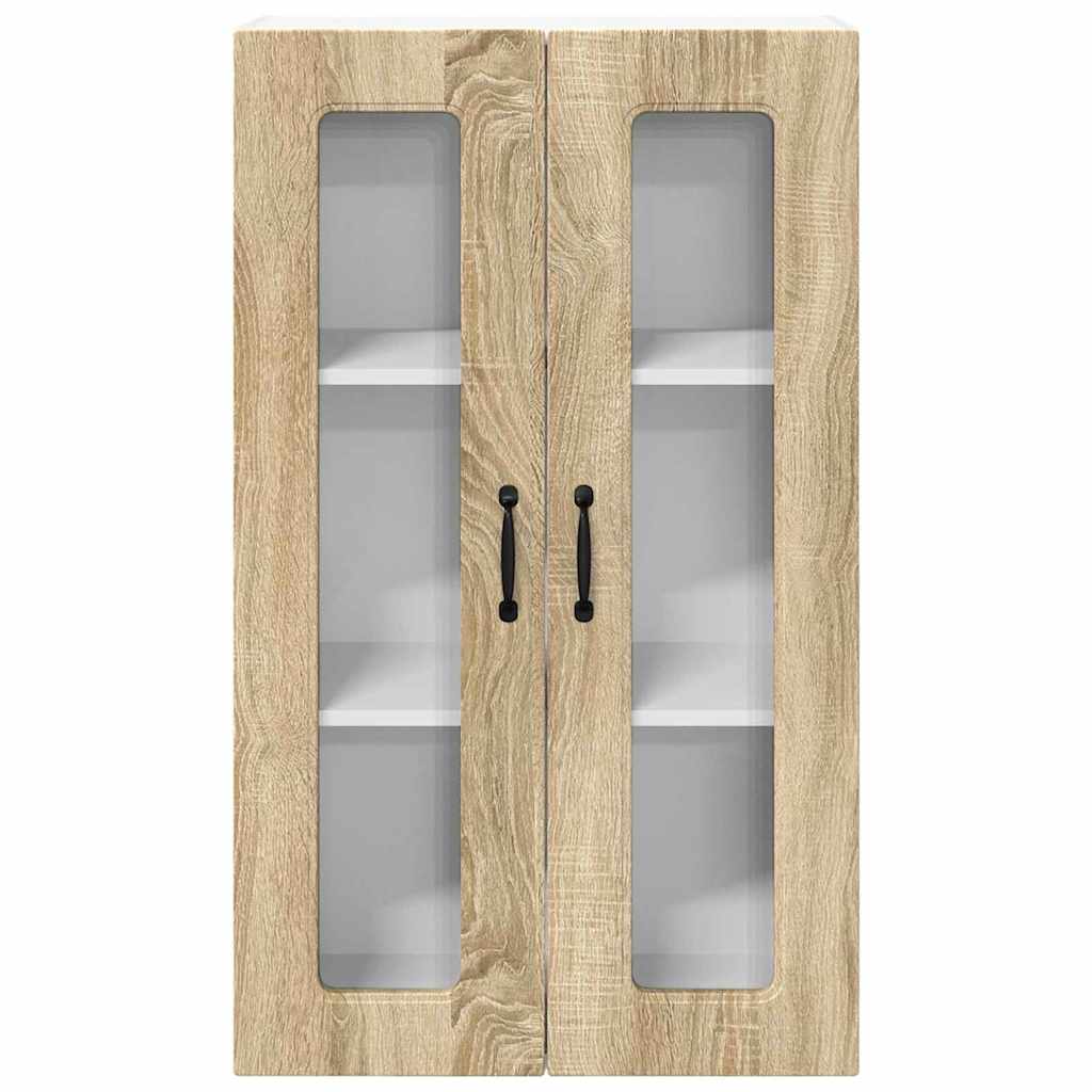 Kitchen Wall Cabinet with Shelf Sonoma Oak 60 x 31 x 100 cm