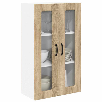 Kitchen Wall Cabinet with Shelf Sonoma Oak 60 x 31 x 100 cm