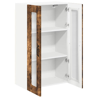 Kitchen Wall Cabinet with Shelf Smoked Oak 60 x 31 x 100 cm