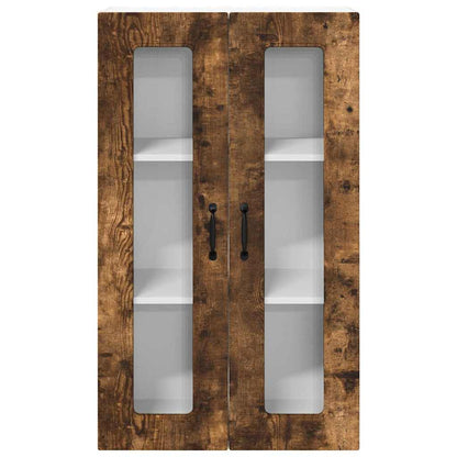 Kitchen Wall Cabinet with Shelf Smoked Oak 60 x 31 x 100 cm