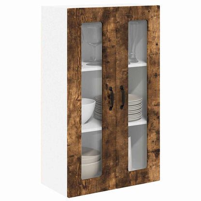 Kitchen Wall Cabinet with Shelf Smoked Oak 60 x 31 x 100 cm