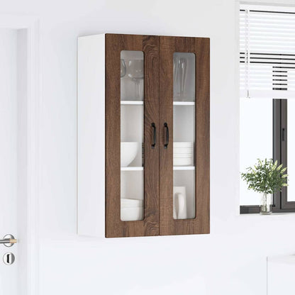 Kitchen Wall Cabinet Brown Oak 60 x 31 x 100 cm Engineered Wood