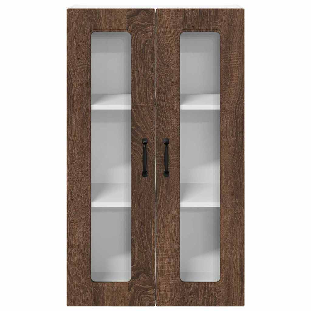 Kitchen Wall Cabinet Brown Oak 60 x 31 x 100 cm Engineered Wood