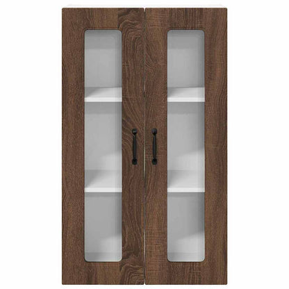 Kitchen Wall Cabinet Brown Oak 60 x 31 x 100 cm Engineered Wood
