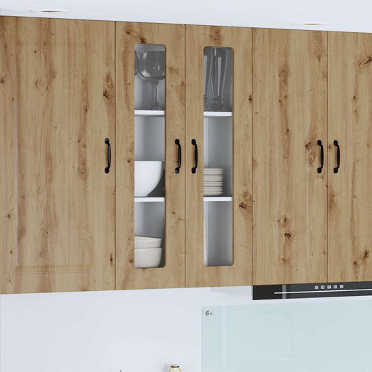 Kitchen Wall Cabinet with Shelf Artisan Oak 60 x 31 x 100 cm