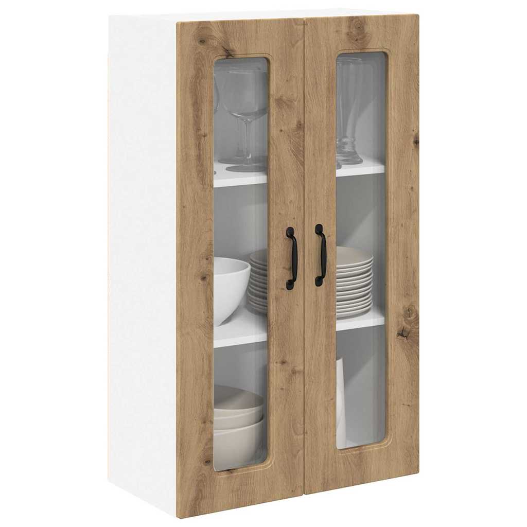 Kitchen Wall Cabinet with Shelf Artisan Oak 60 x 31 x 100 cm