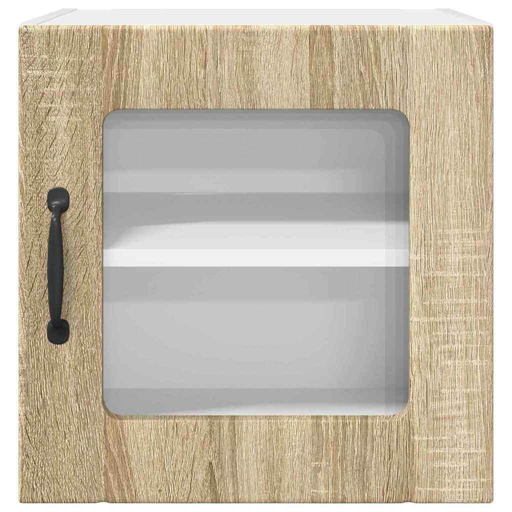 Kitchen Cabinet with Shelf 2 pcs Sonoma Oak 40 x 31 x 40 cm