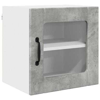 Kitchen Cabinet with Shelf 2 pcs Concrete Grey 40 x 31 x 40 cm