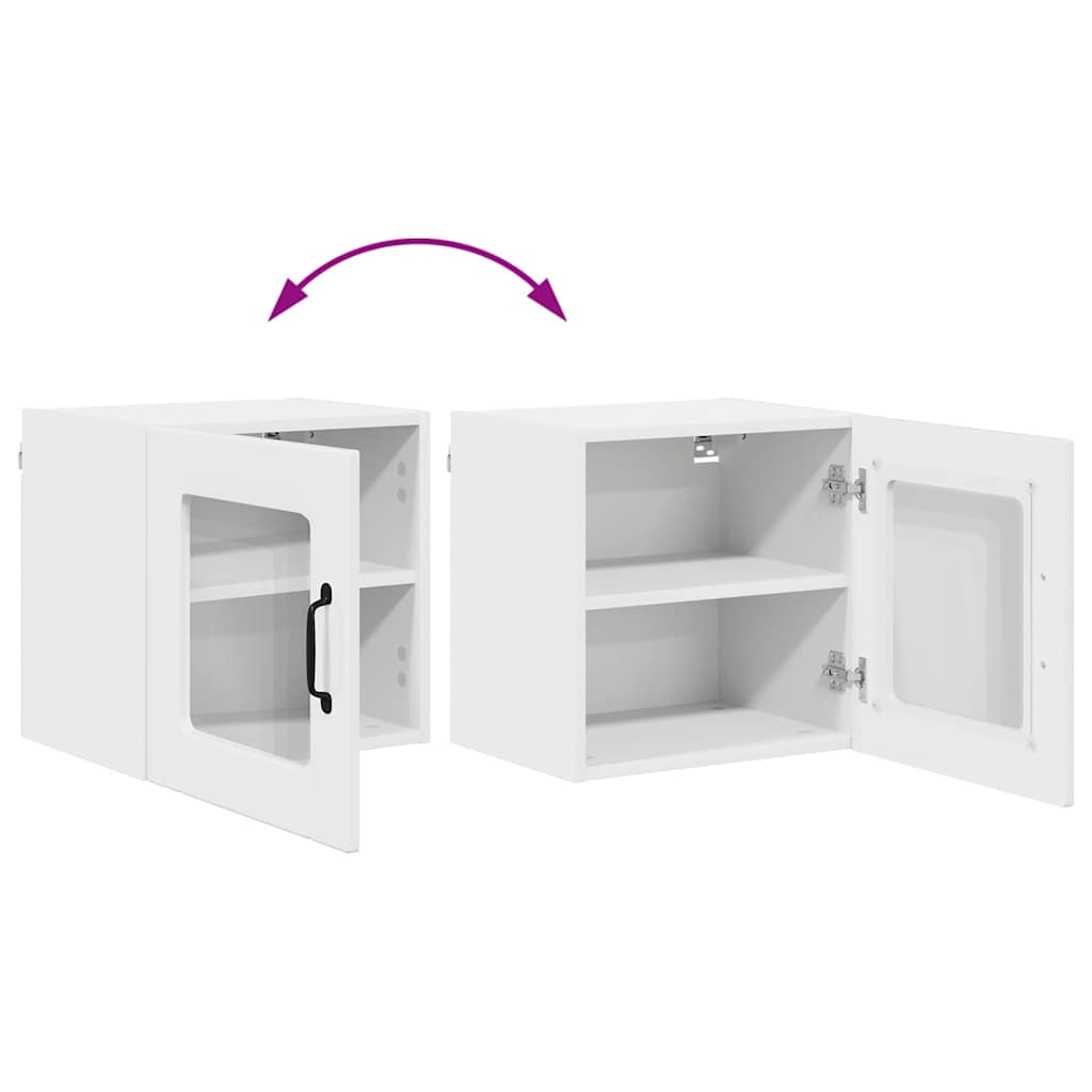 Kitchen Cabinet with Shelf High Gloss White 40 x 31 x 40 cm