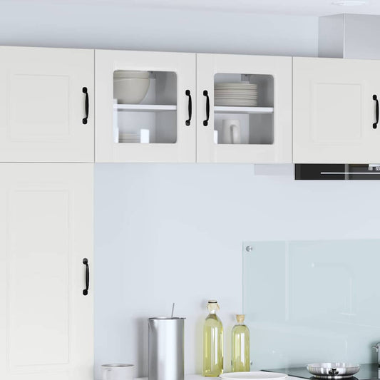 Kitchen Cabinet 2 pcs High Gloss White 40 x 31 x 40 cm