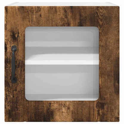 Kitchen Cabinet with Shelf 2 pcs Smoked Oak 40 x 31 x 40 cm