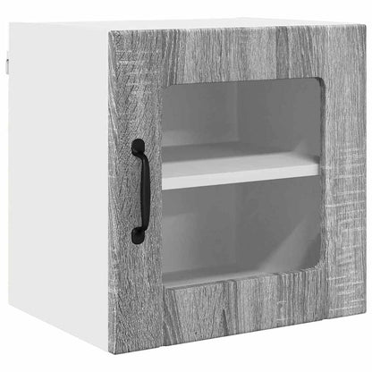Kitchen Cabinet with Shelf 2 pcs Grey Sonoma 40 x 31 x 40 cm