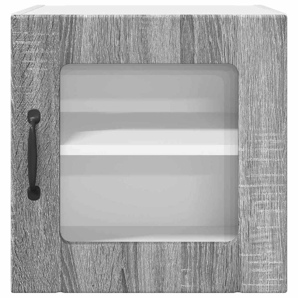 Kitchen Cabinet with Shelf 2 pcs Grey Sonoma 40 x 31 x 40 cm