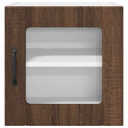 Kitchen Cabinet 2 pcs Brown Oak 40 x 31 x 40 cm Engineered Wood