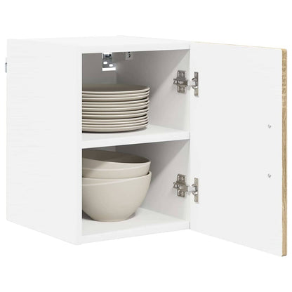 Kitchen Cabinet with Shelf 2 pcs Sonoma Oak 30 x 31 x 40 cm