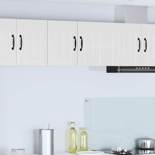 Kitchen Cabinet 2 pcs High Gloss White 30 x 31 x 40 cm