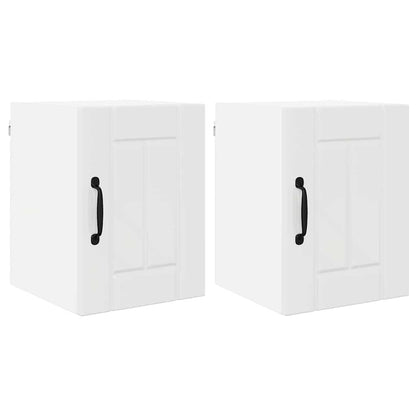 Kitchen Cabinet 2 pcs High Gloss White 30 x 31 x 40 cm