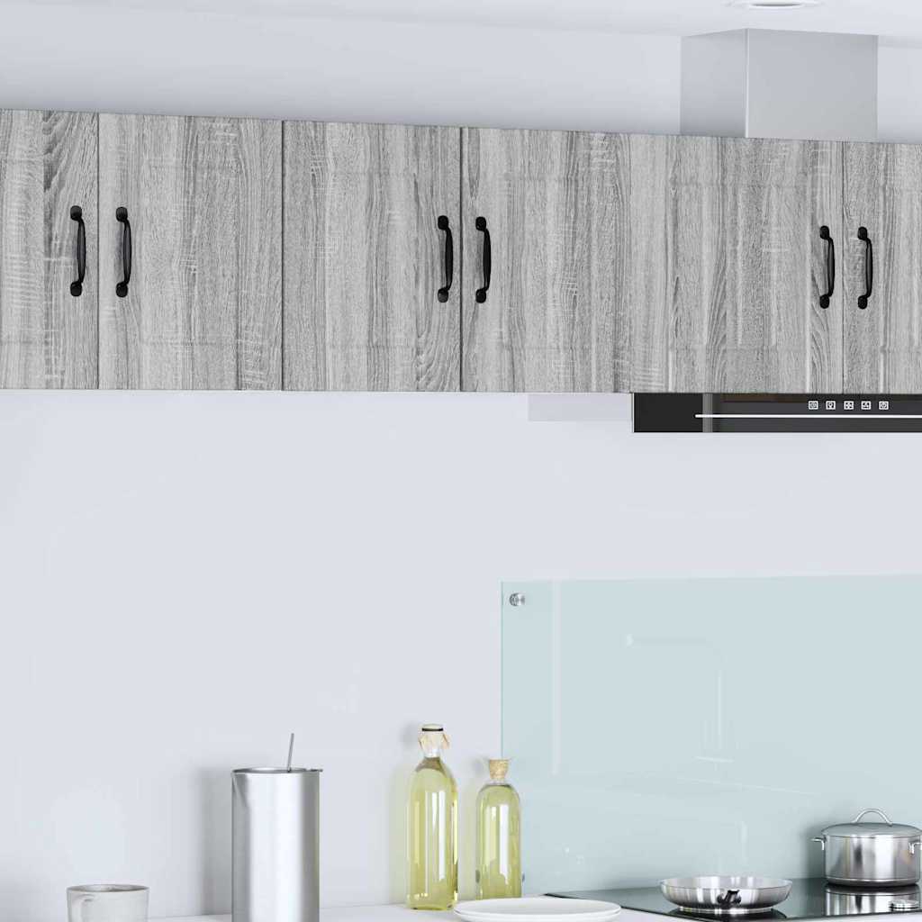 Kitchen Cabinet with Shelf 2 pcs Grey Sonoma 30 x 31 x 40 cm