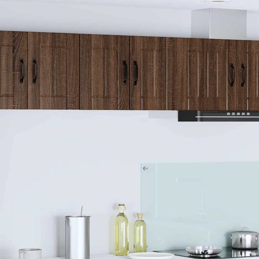 Kitchen Cabinet 2 pcs Brown Oak 30 x 31 x 40 cm Engineered Wood