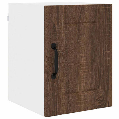 Kitchen Cabinet 2 pcs Brown Oak 30 x 31 x 40 cm Engineered Wood