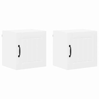 Kitchen Cabinet 2 pcs White 40 x 31 x 40 cm Engineered Wood