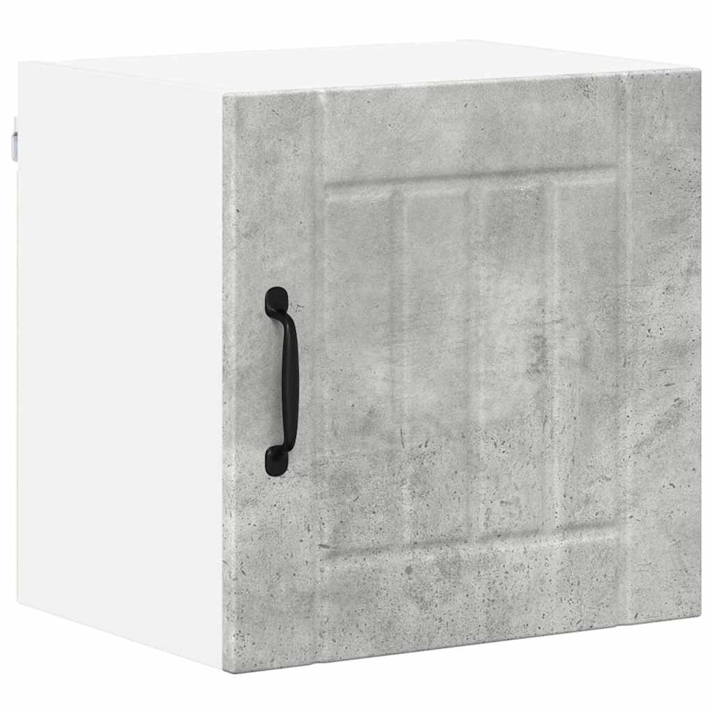Kitchen Cabinet with Shelf 2 pcs Concrete Grey 40 x 31 x 40 cm