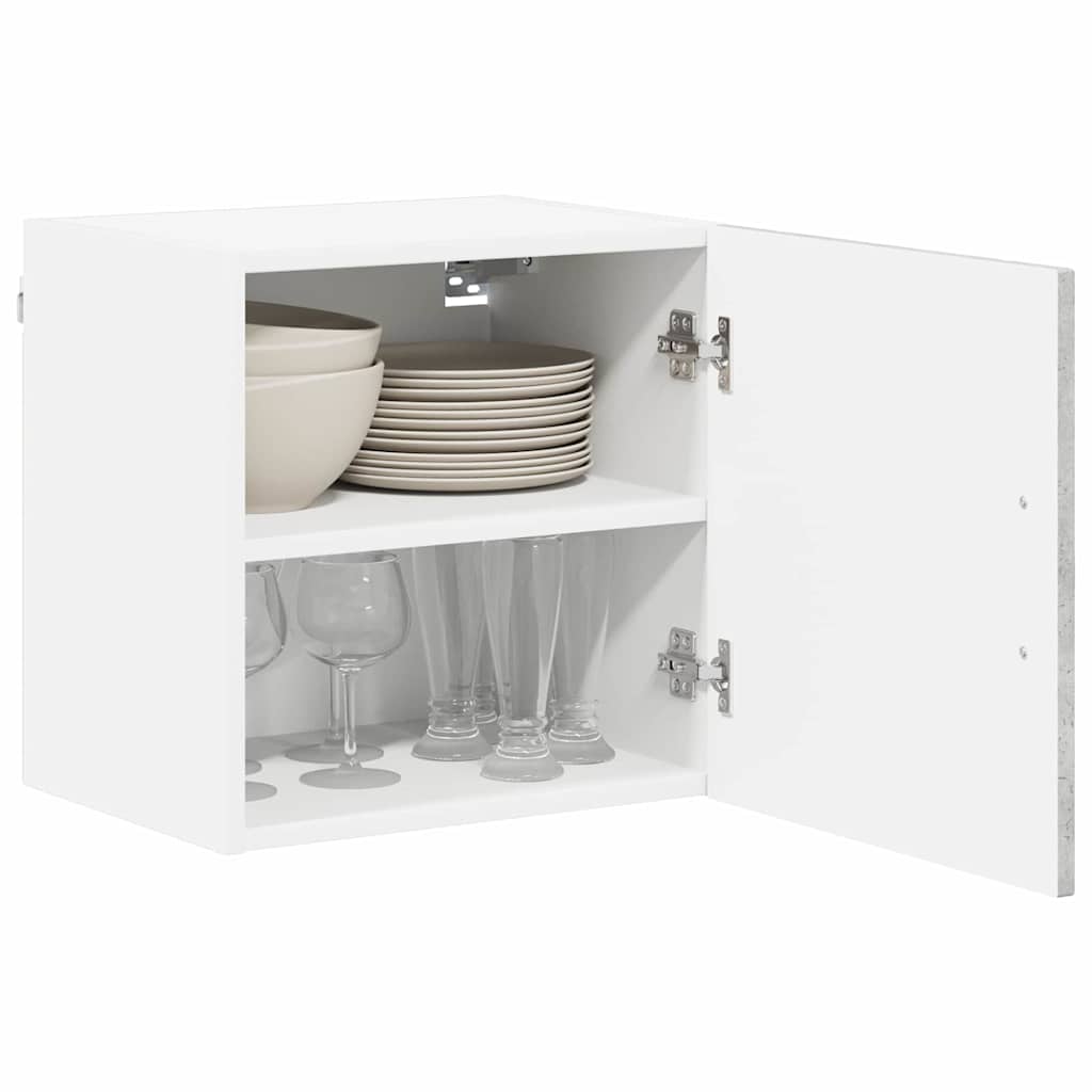 Kitchen Cabinet with Shelf 2 pcs Concrete Grey 40 x 31 x 40 cm