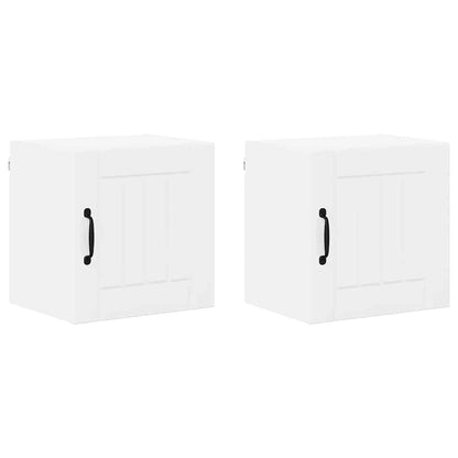 Kitchen Cabinet 2 pcs High Gloss White 40 x 31 x 40 cm