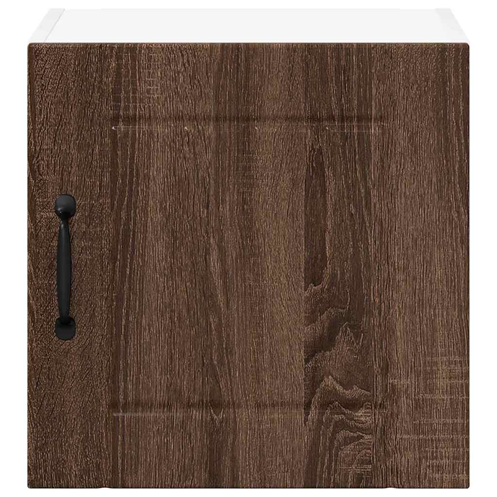 Kitchen Cabinet 2 pcs Brown Oak 40 x 31 x 40 cm Engineered Wood