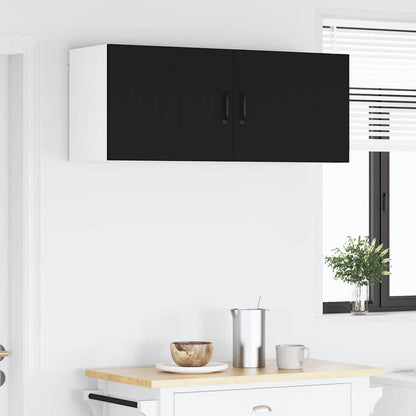 Kitchen Cabinet 2 pcs Black 50 x 31 x 40 cm Engineered Wood