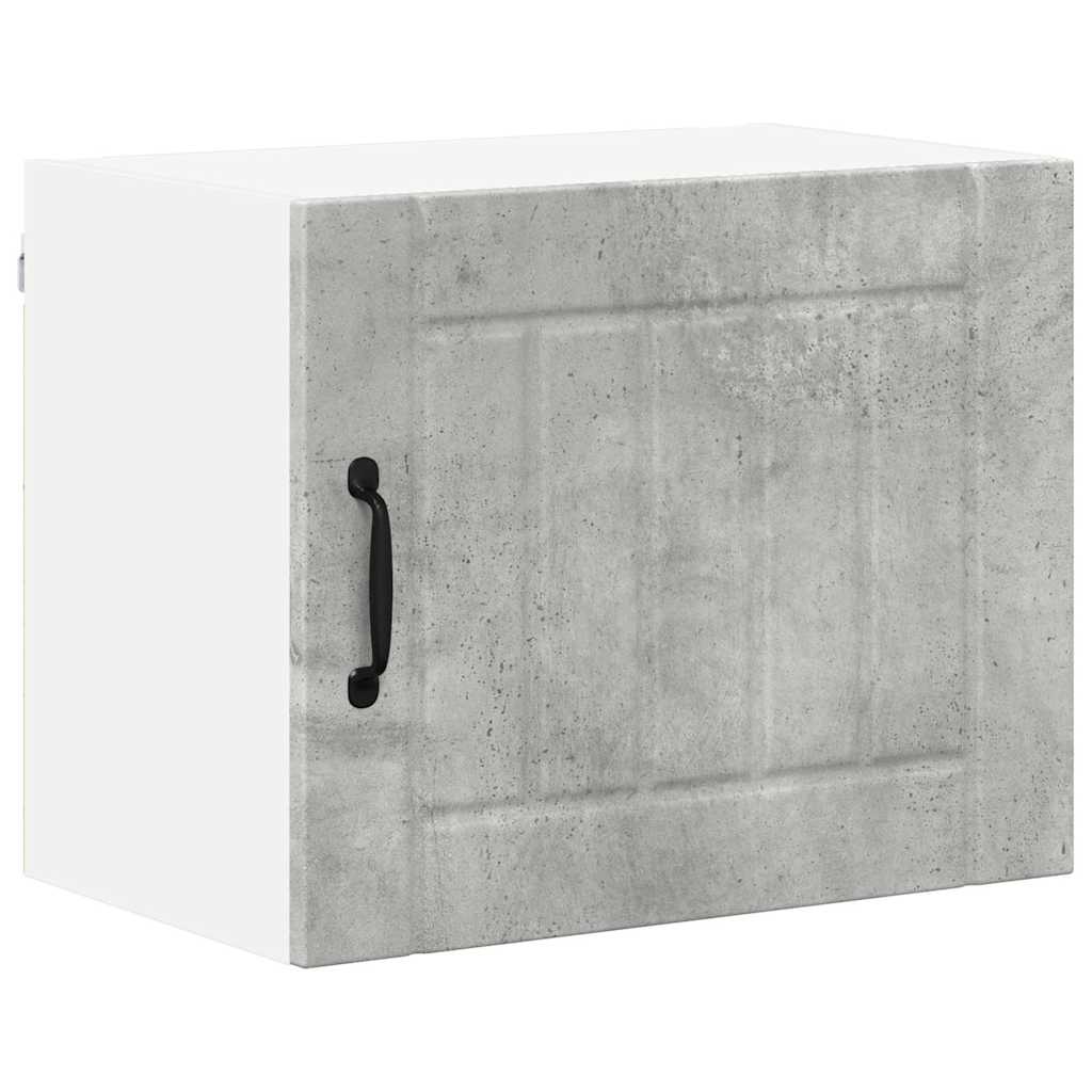 Kitchen Cabinet with Shelf 2 pcs Concrete Grey 50 x 31 x 40 cm