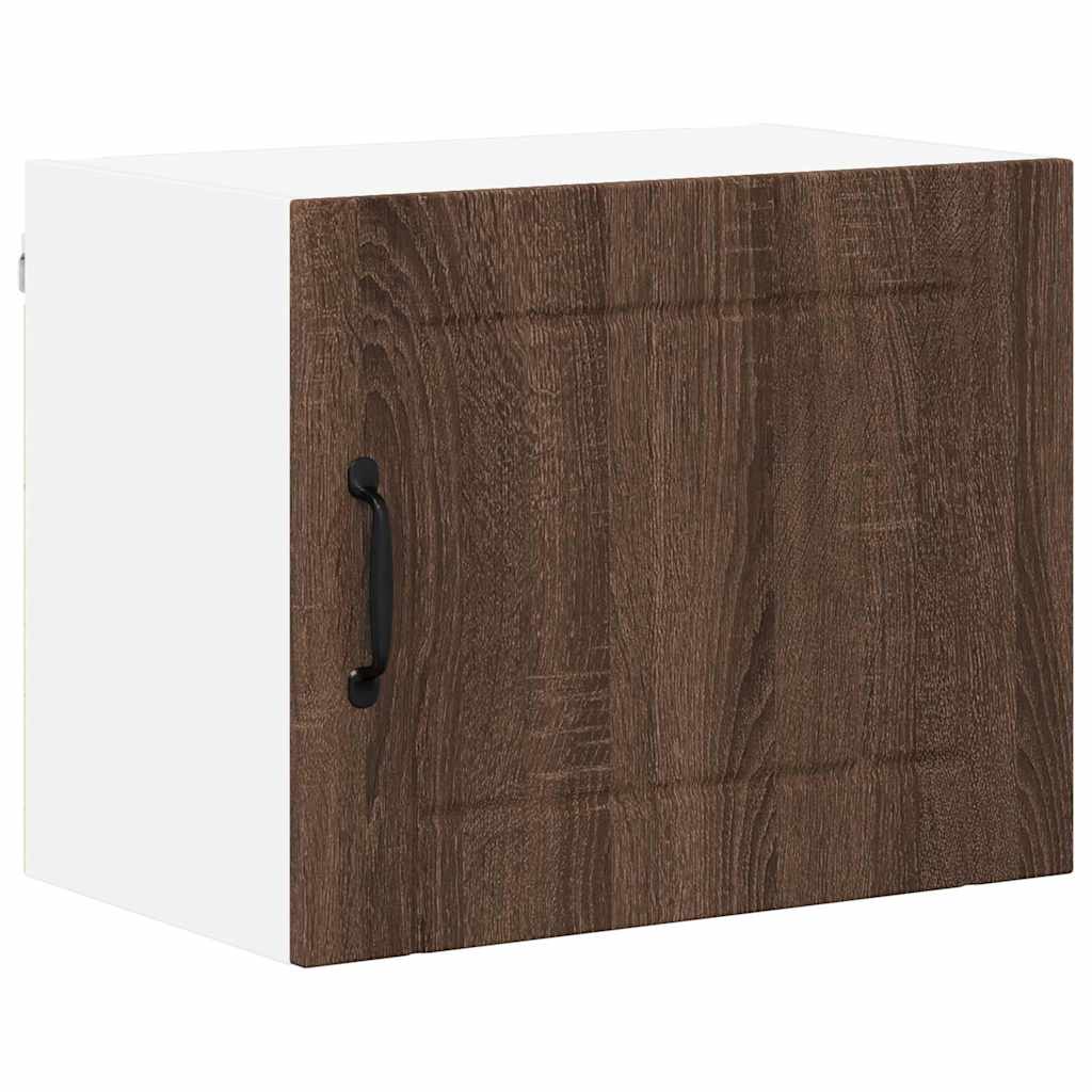 Kitchen Cabinet 2 pcs Brown Oak 50 x 31 x 40 cm Engineered Wood