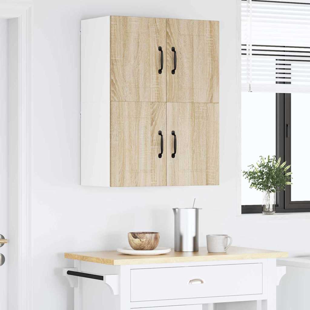 Kitchen Wall Cabinets 2 pcs Sonoma Oak 60 x 31 x 40 cm