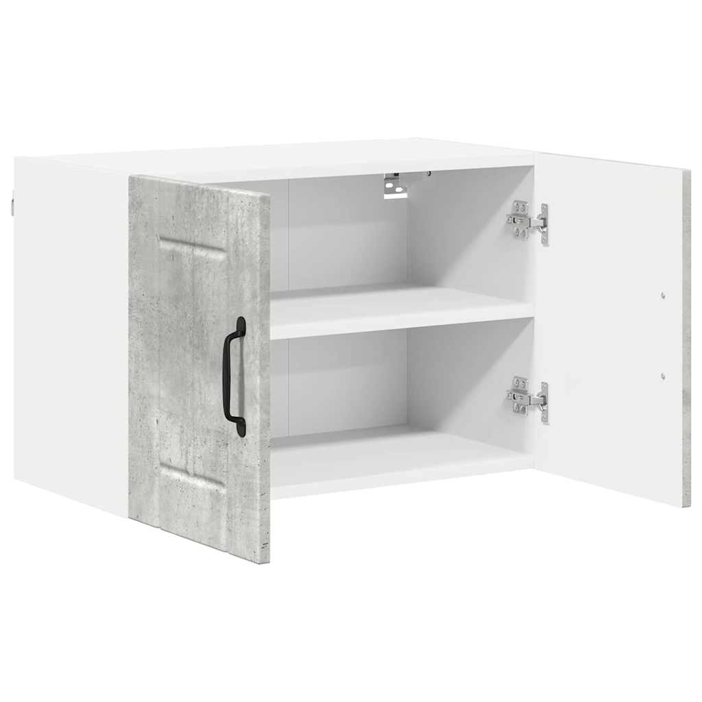 Kitchen Wall Cabinet with Shelf Concrete Grey 60 x 31 x 40 cm