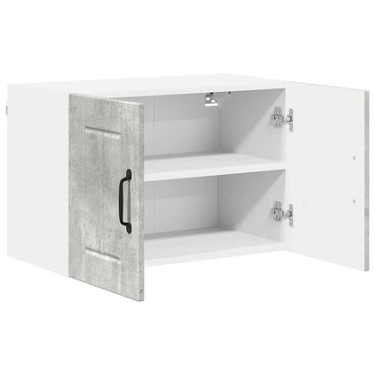 Kitchen Wall Cabinet with Shelf Concrete Grey 60 x 31 x 40 cm