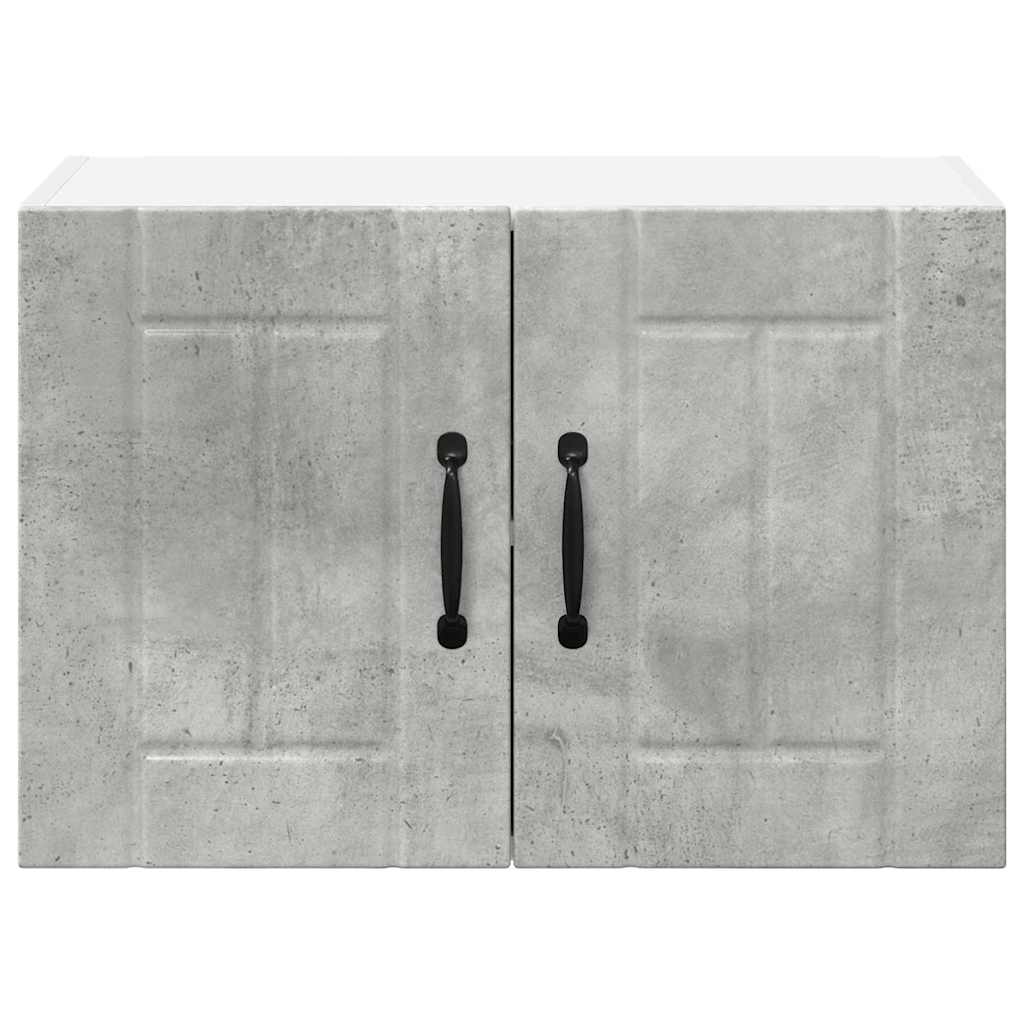 Kitchen Wall Cabinet with Shelf Concrete Grey 60 x 31 x 40 cm