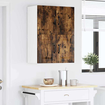 Kitchen Wall Cabinet Smoked Oak 60 x 31 x 40 cm Engineered Wood