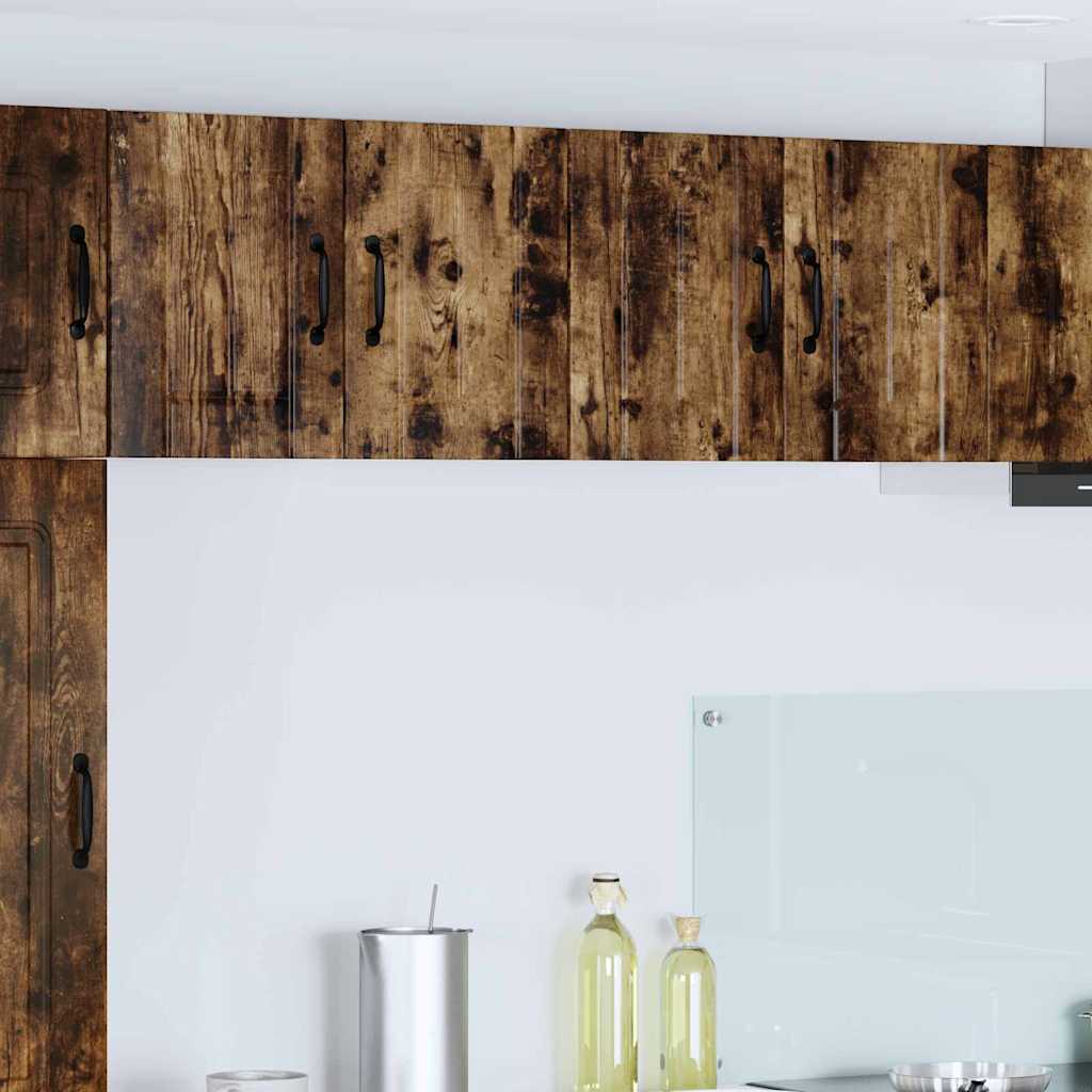 Kitchen Wall Cabinets 2 pcs Smoked Oak 60 x 31 x 40 cm