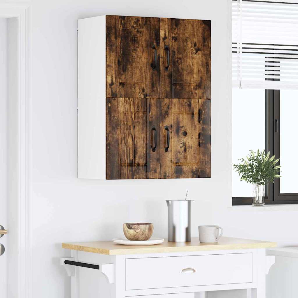Kitchen Wall Cabinets 2 pcs Smoked Oak 60 x 31 x 40 cm