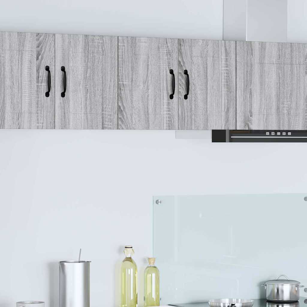 Kitchen Wall Cabinet with Shelf Grey Sonoma 60 x 31 x 40 cm