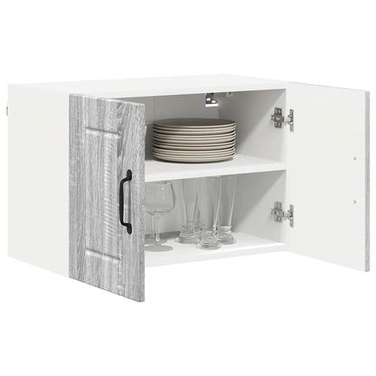 Kitchen Wall Cabinet with Shelf Grey Sonoma 60 x 31 x 40 cm