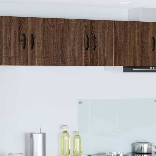 Kitchen Wall Cabinet Brown Oak 60 x 31 x 40 cm Engineered Wood