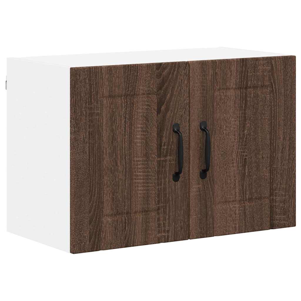 Kitchen Wall Cabinet Brown Oak 60 x 31 x 40 cm Engineered Wood