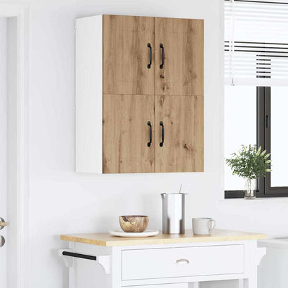 Kitchen Wall Cabinets 2 pcs Artisan Oak 60 x 31 x 40 cm