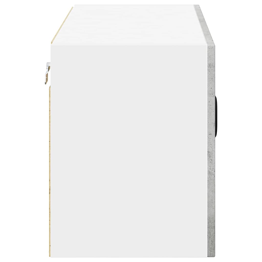 Kitchen Cabinet Concrete Grey 80 x 31 x 40 cm Engineered Wood