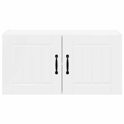 Kitchen Cabinet with Shelf High Gloss White 80 x 31 x 40 cm