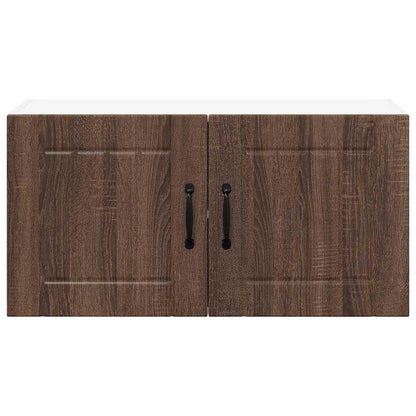 Kitchen Cabinet Brown Oak 80 x 31 x 40 cm Engineered Wood