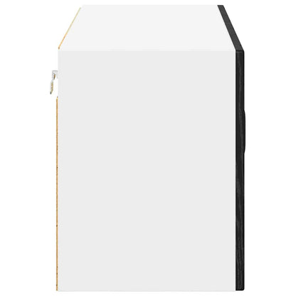 Kitchen Cabinet Black Oak 80 x 31 x 40 cm Engineered Wood