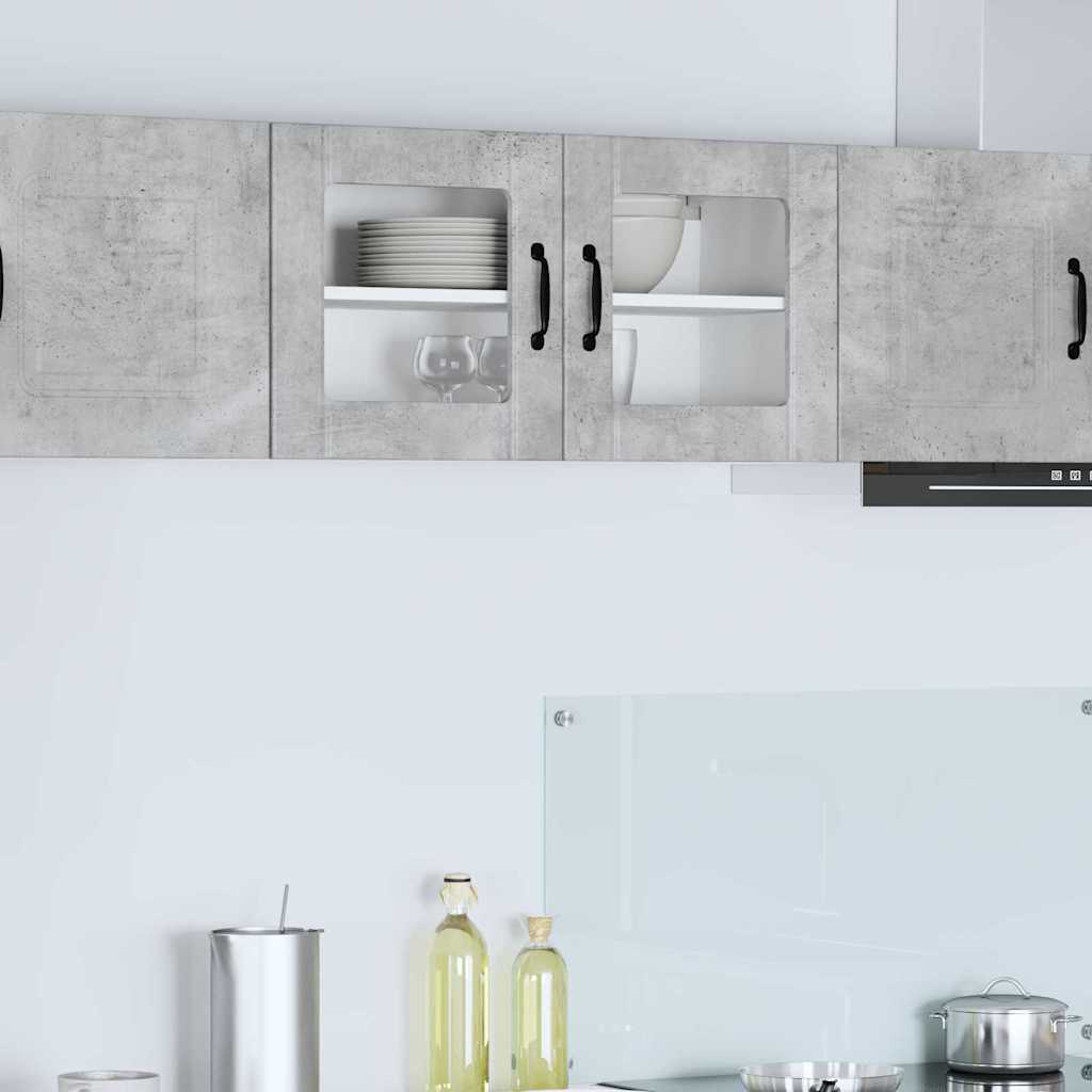 Kitchen Cabinet Concrete Grey 80 x 31 x 40 cm Engineered Wood