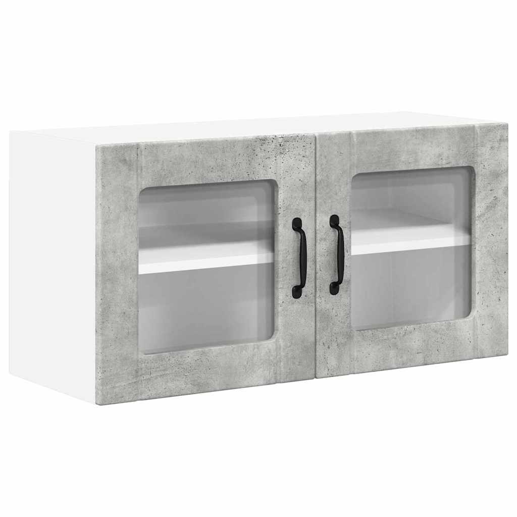Kitchen Cabinet Concrete Grey 80 x 31 x 40 cm Engineered Wood